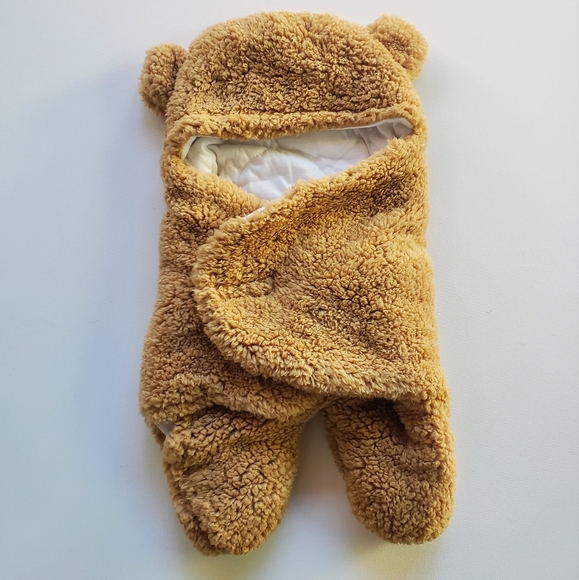 Other - Baby Bear Hooded Swaddle Blanket Wrap